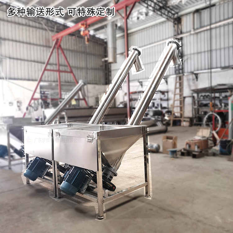 不銹鋼螺旋輸送機(jī)可“量身定制”，多種輸送形式